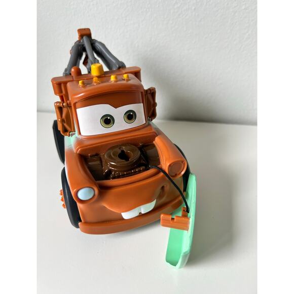 Disney Pixar Cars Talking & Sounds Tow Mater Works Discontinued - Picture 7 of 10